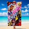 Miraculous Ladybug Schnelltrocknendes Mikrofaser-Strandtuch Weiches Saugfähiges Sandabweisendes Handtuch Für Strand Pool Reisen Sommer