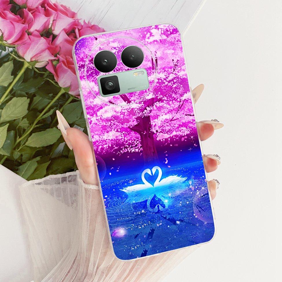 For Realme GT8 Case Cover Cute Cat Fashion Butterfly Luxury Painted Casing For Real me GT8 Bumper