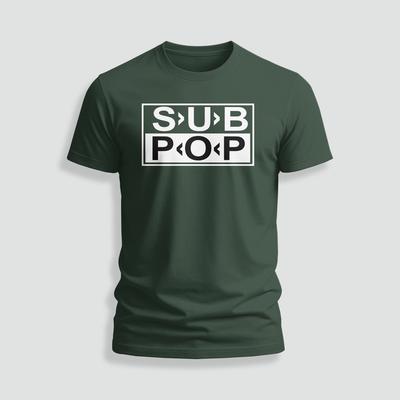 Sub Pop Records Logo Funny T-Shirt Size S-5XL Made In USA Unisex T-Shirt