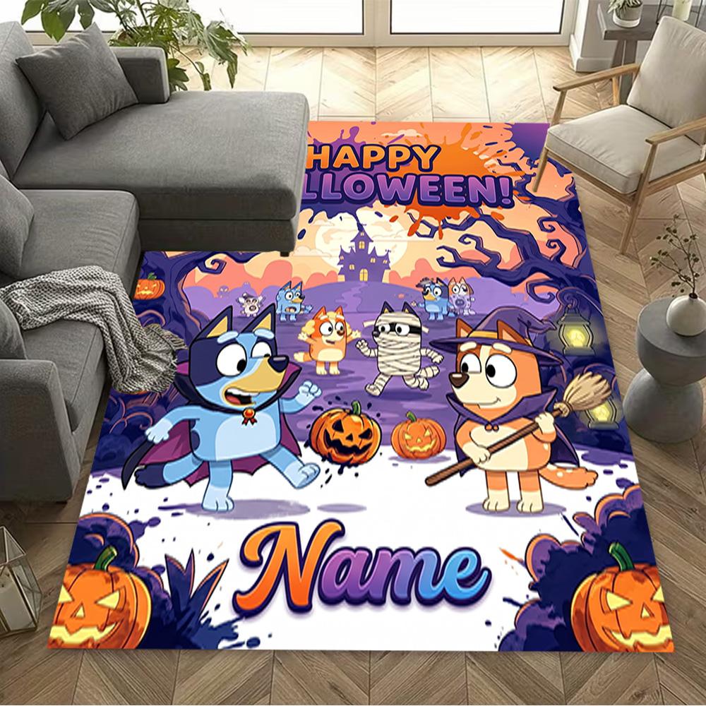 Soccer Friends Christmas Celebration Customize Your Name Carpet Design for Decorate room Hallway Kitchen Dining Room Antislip Carpet Anime Office Deco