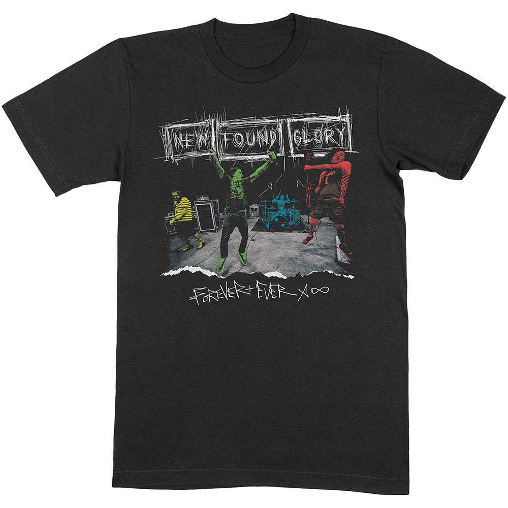 Men s New Found Glory Stagefreight Slim Fit T-shirt Small Black S