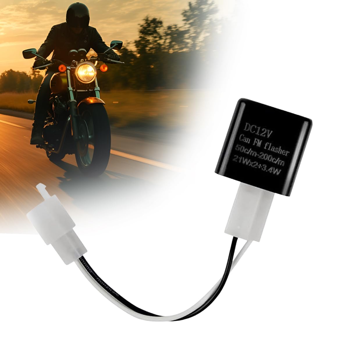 

Реле поворотов для мотоцикла UrbanPulse, 12 В, 2-контактное IC-реле, LED-конвертер, IC