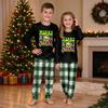 Christmas Print Round Neck Top and Jogger Pants Set Two Piece Casual Holiday Outfit