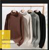 Men's Trendy Korean Style Thick High-Neck Sweater for Autumn/Winter
