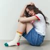 [2SET] [Banana Sisters] Muhaemi Embroidered Symbol Point Socks 3 Colors