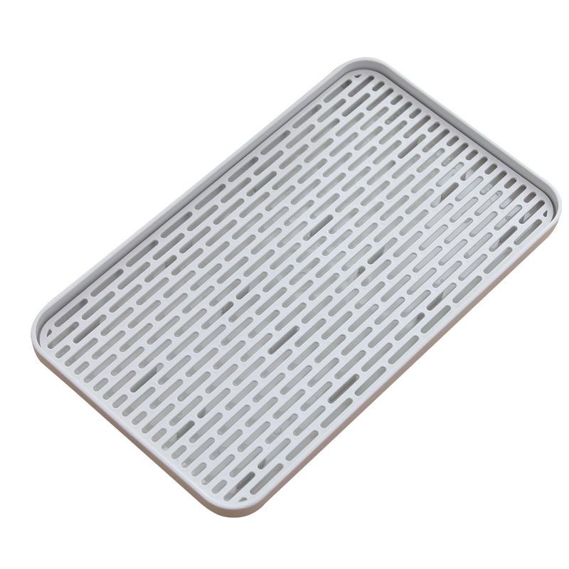 Simple Double-Layer Drainable Tea Tray - Detachable, Washable for Kitchen or Tea Room