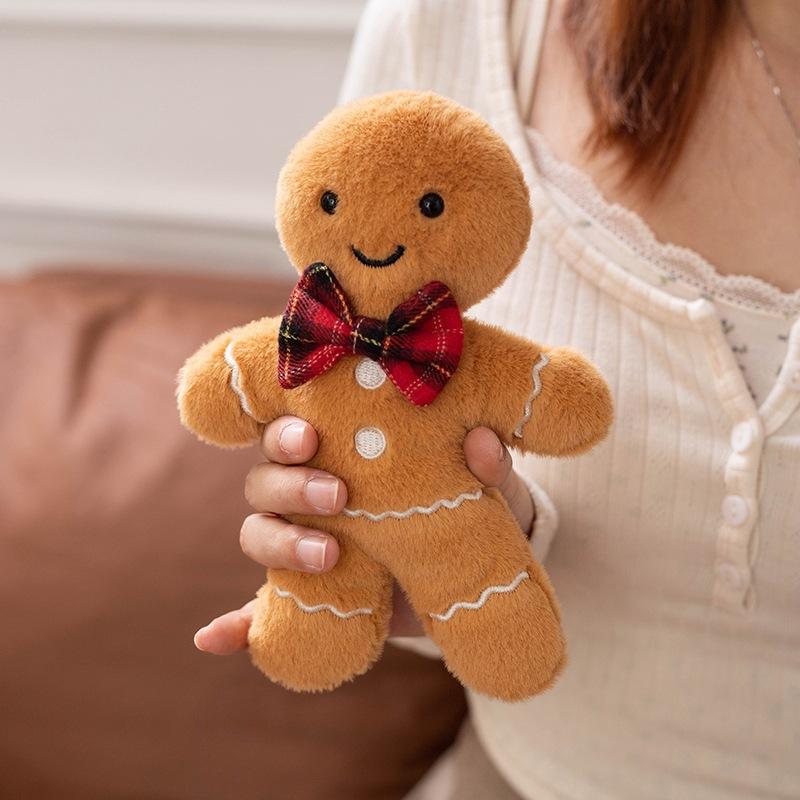 Christmas Gingerbread Man Doll Pendant Cartoon Fun Fun Festival Plush Toy Children and Girls Gift