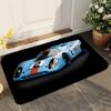 1 pezzo Tappetini Assorbenti Antiscivolo per Bagno Auto da Corsa Gulf Decorazioni per la Casa Tappeti Tappetini per Pavimento Cucina Casa