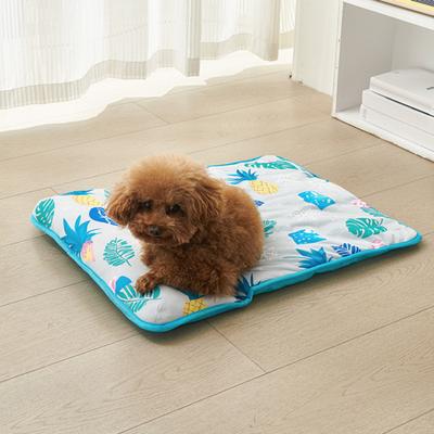 Pet Ice Silk Cooling Pad Non-slip Foldable Breathable Summer Cat Dog Sleeping Mat Machine Washable Home Outdoor Pets Bed Sofa Floor Mat