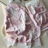 Light Luxury High-end Lace Lace Ice Silk Pajamas Women's Long-sleeved Trousers Thin 1011 New Spring and Summer Loungewear