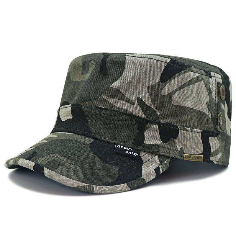 

Мужская бейсболка с плоским верхом, большой окружности головы, весенне-осенне-зимняя модная трендовая кепка Adjustable (about 58-62cm)