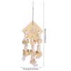 Natural Wooden Bird Hanging Swing Parrot Biting Chewing Playing Block Cage Toy Accessory