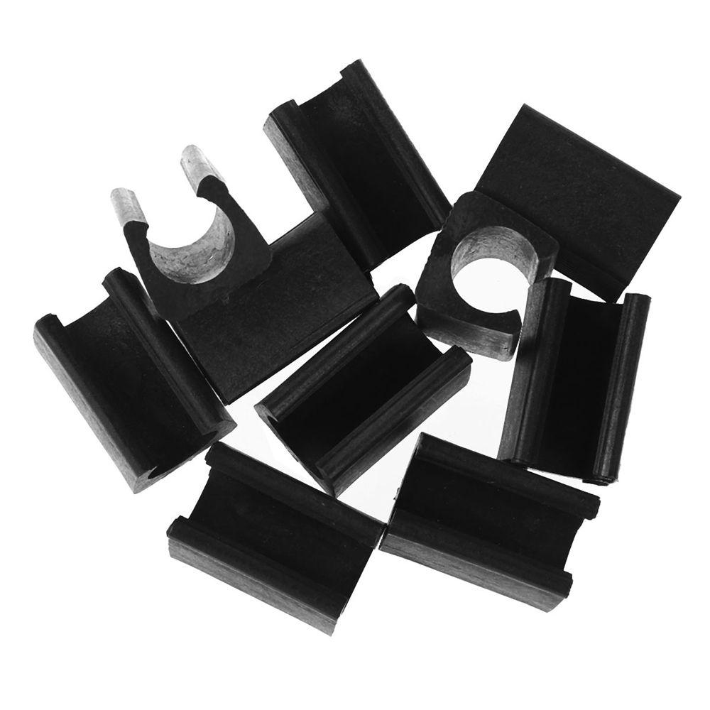 10pcs Bow Chair U Shape Plastic Tube Cover Chair Leg Pad Damper Stool Anti-Front Tilt Pipe Clamp Floor Protectors