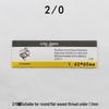 JohnJames Leather Round Head Hand Sewing Needles - Pack of 25 for Leather Stitching