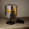 18-Gauge Steel Crusader Knight Helmet  Templar Medieval Cosplay Armor