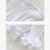 Women Hollowout Heart Pattern Fishnet Tights No Toes Pantyhose High Waist Footless Ruffle Lace Trim Leggings Stockings