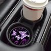 2PCS Car cup absorbent pad, car anti slip cup pad, heat insulation pad, butterfly