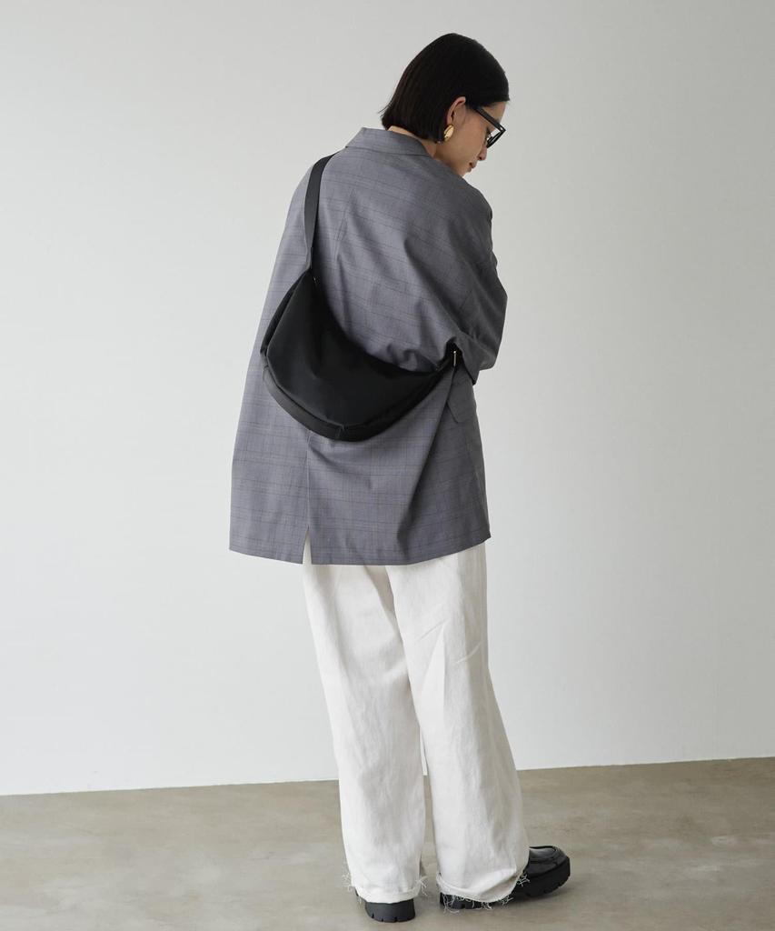 Russet Nylon Round Shoulder Bag RUZ1041422A0006 Free Size Black (2 Others)