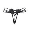 1Pc Solid Color Sexy Lace Panties Transparent Lingerie Open Crotch Briefs Underwear Women Thongs Nylon Pearl
