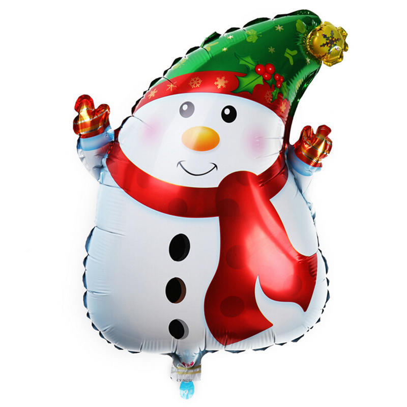 1pc Xmas Snowman Aluminum Foil Balloon Christmas Party Decoration Merry Xmas