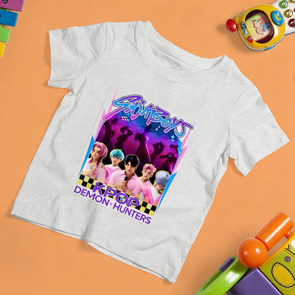 Y2k Kpop Sajaboys Anime T Shirt Men Women Loose Cotton Short Sleeve Graphic Tee Streetwear Casual Top Summer Fashion Unisex