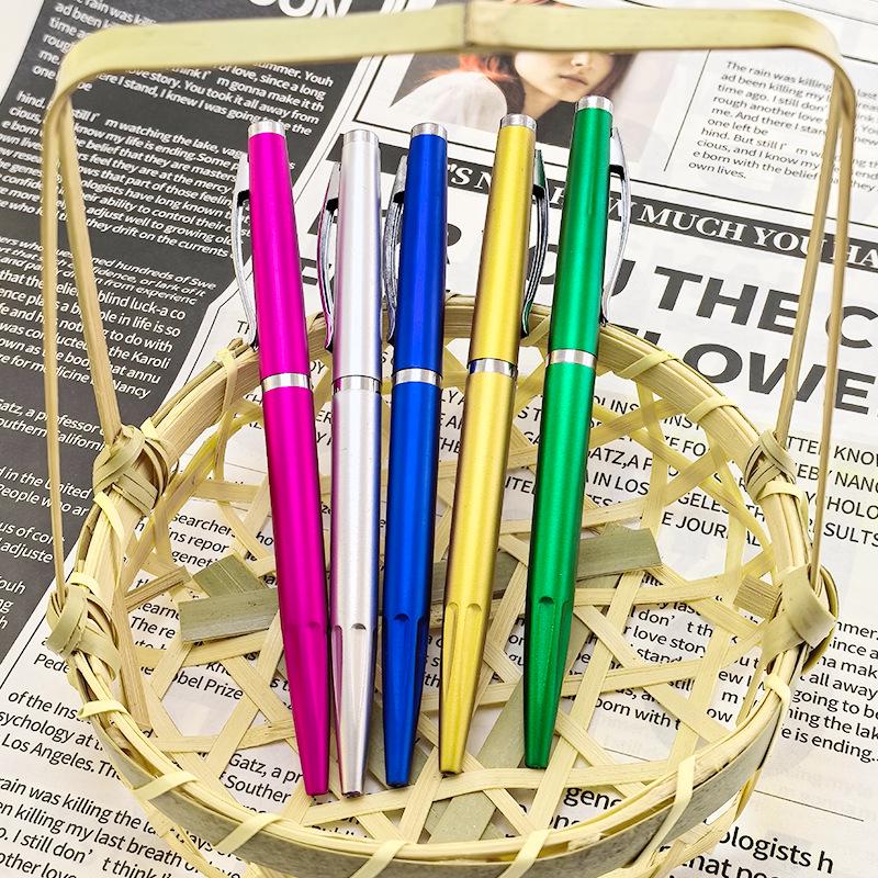 Business Office Imitation Metal Ballpoint Pen with Custom Logo for Hotel and Conference Gifts