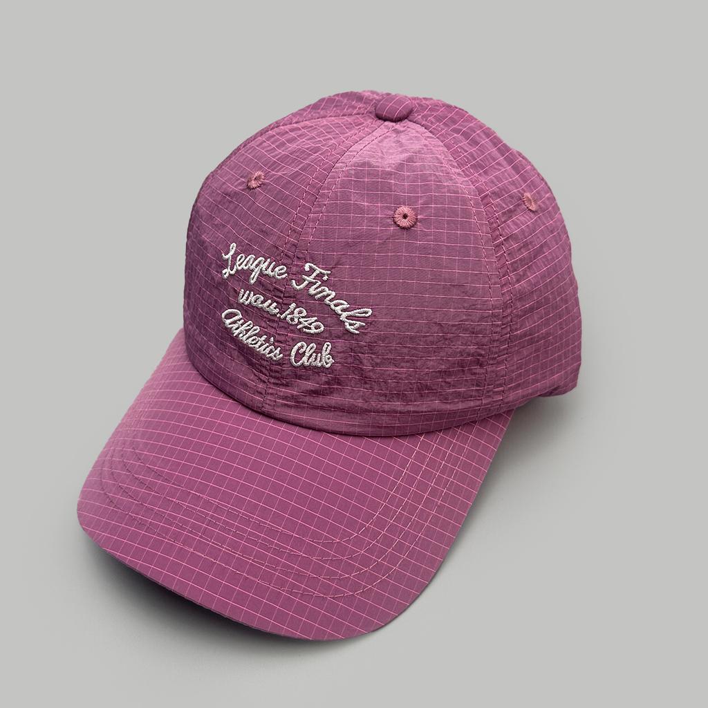 Spring And Summer Retro Quick-Drying Plaid Embroidered Letter Baseball Cap Men'S And Women'S Breathable Casual Outdoor Cap