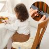 Booster Seat for Dining Table Printed Pattern Kids Booster Seat with Safety Buckles Anti-Slip Bottom Heightening Cushion