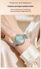OFNS Women's Ultra-Thin Fashion Quartz Watch: Simple, Trendy, Casual, and Waterproof Design Without Hour Markers