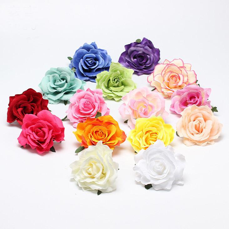 Bohemian Rose Lace Hair Clip and Brooch - Artificial Flower Accessory