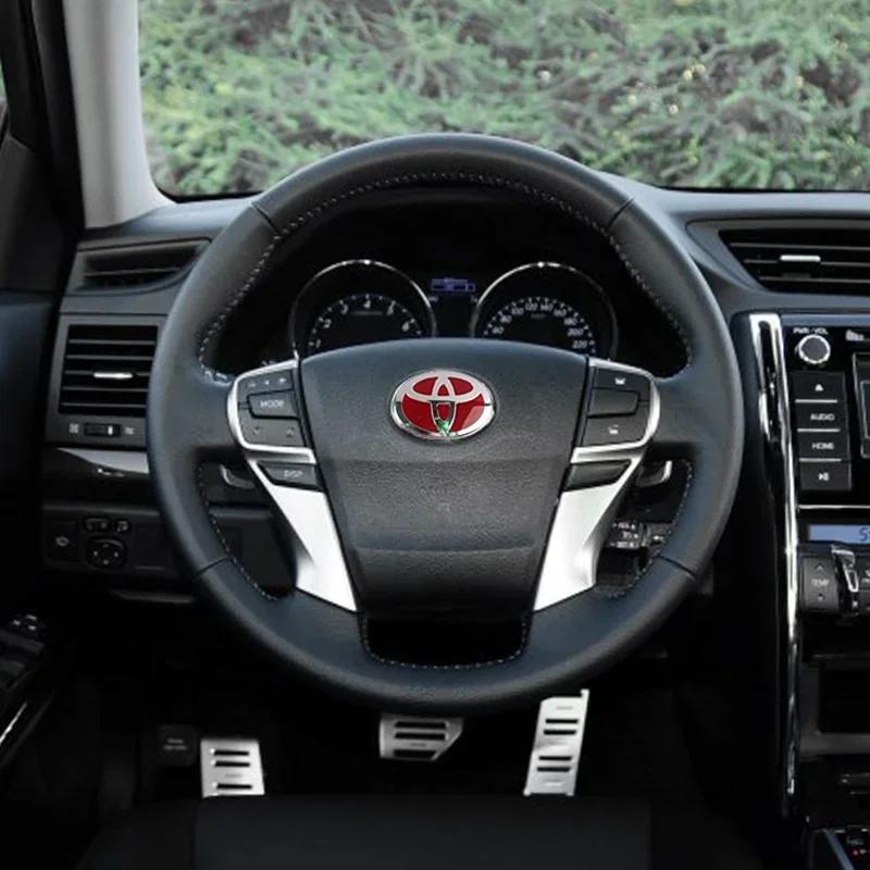 2026 Nowe Dla Toyoty 1 SZTUKA Logo kierownicy 3D pasuje do Toyota Corolla C-amry RAV4 C-rown Avalon CHR Prado Prius Land Cr