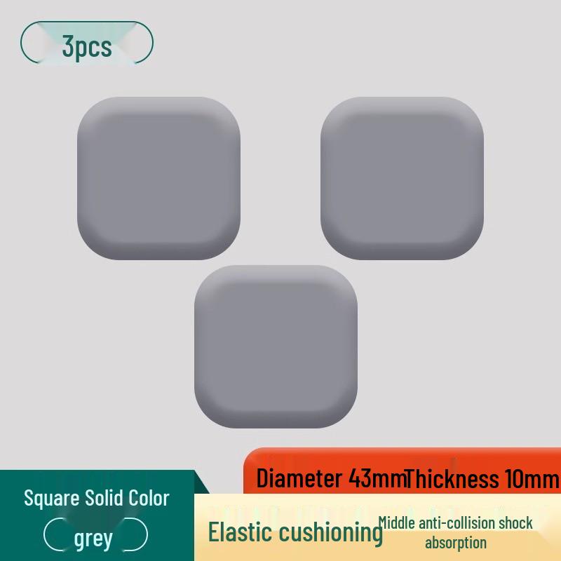 Door Stopper: Punch-Free Silicone Magnet for Bathroom with Anti-Collision Pad