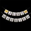 Multi Design Wedding Bunting Banners Bridal Shower Decorations With Glitter Accents For Photo Booth Or Party Backdrop
