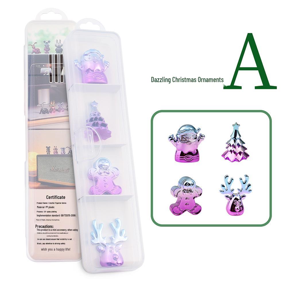 Cartoon Christmas Stainless Steel Cutlery Set: Colorful Spoon & Fork