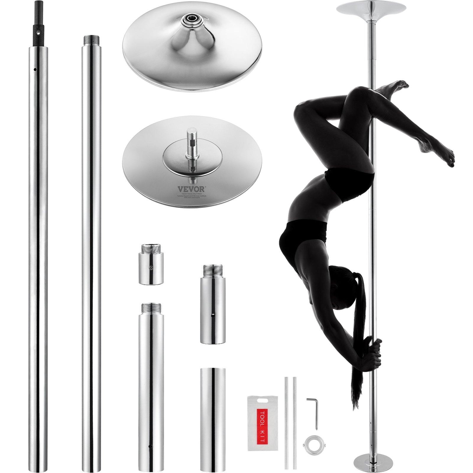 VEVOR Professional Dancing Pole, Spinning Static