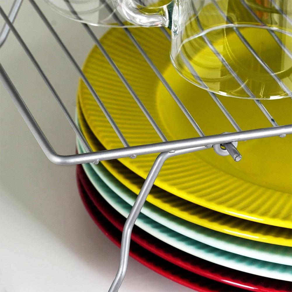 Metal Kitchen Shelf for Countertop, Folding Cabinet Rack, Organizer Stand