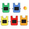 Kids Game Props Vest Sticky Jersey Vest Game Vest Waistcoat With 5 Sticky Ball Throwing Children Outdoor Fun Sports Toy