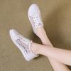 Trendy Vulcanized Shoes 2024 New Mesh Breathable Flat Sole Simple Comfortable Casual Women's Platform Sneakers Zapatos Mujer
