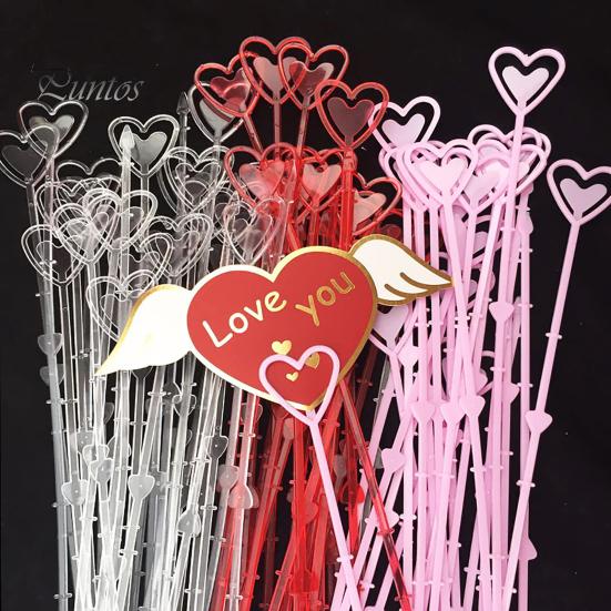 100 Stück attraktives, sichtbares Design, umweltfreundlicher Kuchenaufsatz, Blumenauswahl, DIY-Blumenarrangement, Dekoration, Haushaltsbedarf