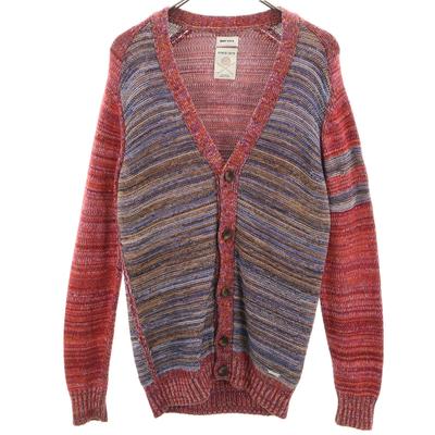 Long Sleeve Knit Cardigan S Red Series Men's Used