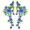 3D Flower Embroidery Flower Applique Multi-Color Handmade Sew On Patch Embroidery DIY Embroidery Repair Patch Wedding Decoration