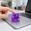Relaxing Desk Toy Shapeable Cheese Cube Squeeze Toy, Anxiety Relief Block Sensory Stress Reduction Fake Pinch Home Office Relaxation Tool Gel Filling