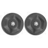 2pcs Magnetic Mounting Base Antiscratch Nondestructive Installation Black Universal for LED Light