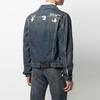 OFF-WHITE SS21 Denim Jackets Men's Denim Blue Lapel Moderate Straight Fit OMYE054S21DEN0044701