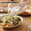 Botella de Salsa para Apretar de 1000ML con Tapa Calibre Grande Botella de Plástico para Apretar Mermelada Dispensador de Condimentos Tarro de Condimentos a Prueba de Polvo para Cocina