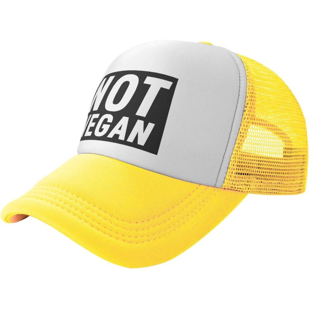 Not Vegan StateUnisext Trucker Hat Breathable Mesh Adjustable Unisex Casual Baseball Cap