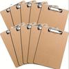 6/10 stuks Schrijfbord Karton Kantoor Klembord Standaard A4 Briefpapier Formaat, met Subtiele Klem 12,5 X 9 Inch, voor Klaslokaal