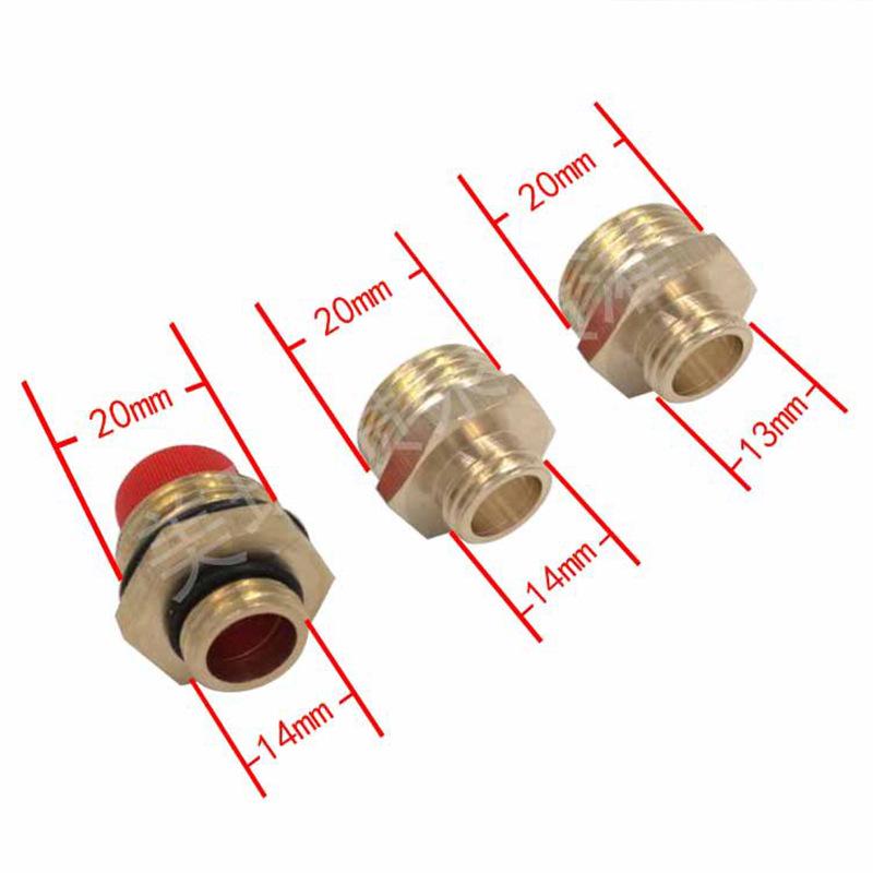 All-Copper Agricultural Sprayer Nozzle: Variable Diameter Cooling/Dust Removal Connector