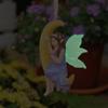 Resin Elf Sculptures Realistic Swing Figurines for Home and Outdoor Garden Patios Decors