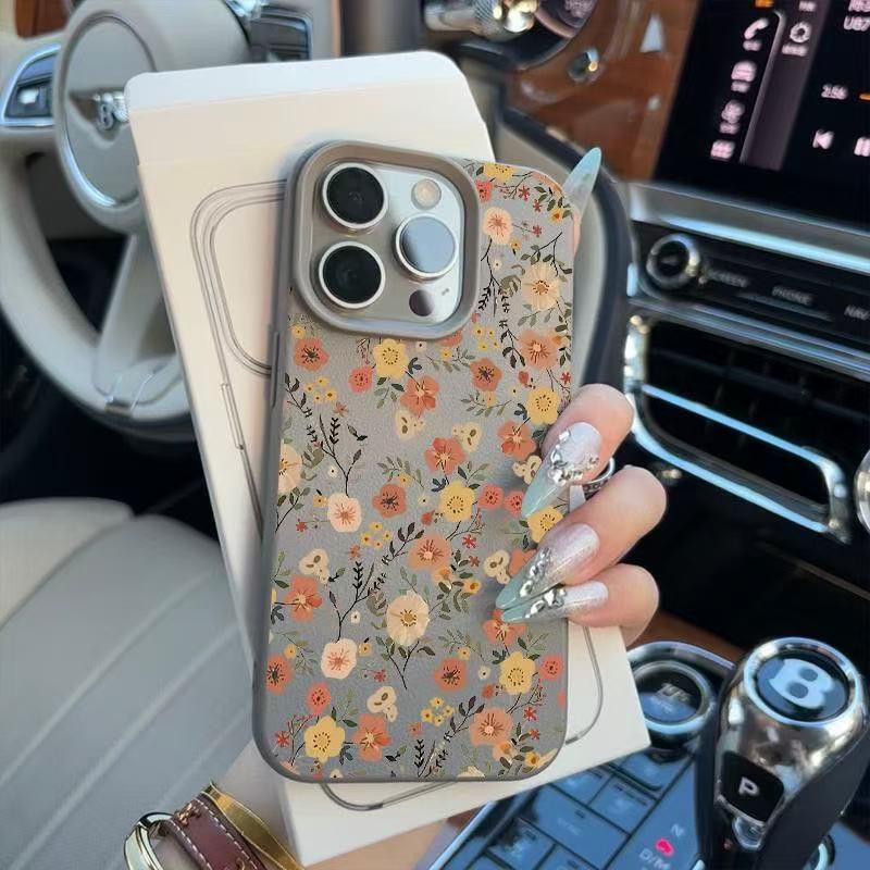 

Leaf Floral Leather Phone Case for iPhone 13 Pro/15/17/15 Pro Max iPhone 11 Pro